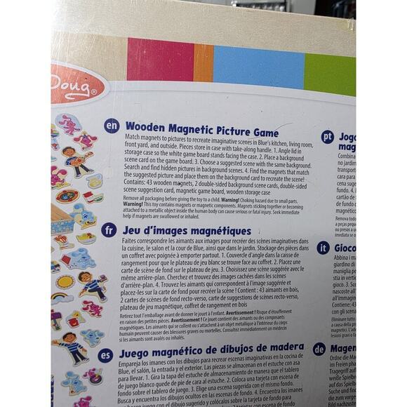 Melissa and Doug -- Blue's Clues 48 piece magnetic picture game - NEW - Picture 11 of 16